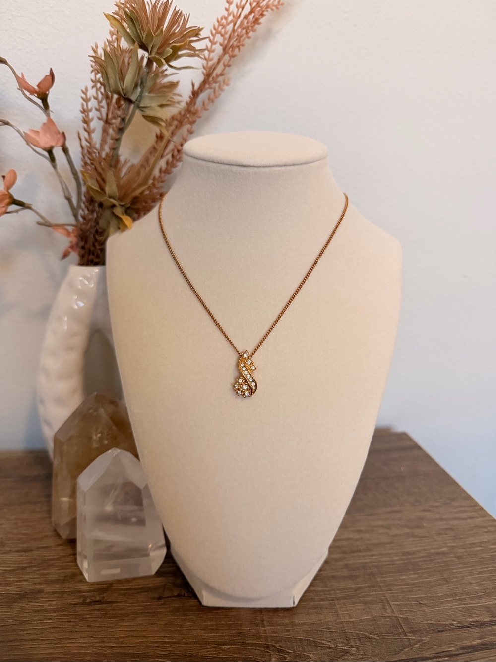 Vintage Christian Dior 18k Gold plated necklace